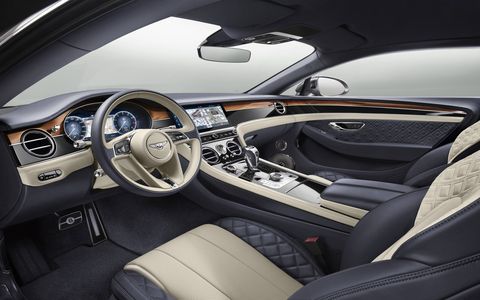 Inside the all-new 2019 Bentley Continental GT luxury coupe.