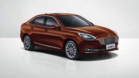 The new Ford Escort debuted at the Beijing motor show, and it won't be coming to the U.S. market.