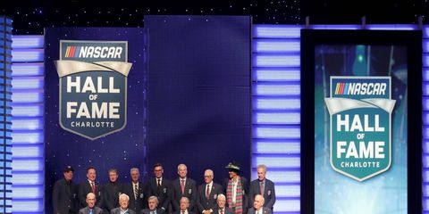 Photos from the induction of the 2018 NASCAR Hall of Fame class at the NASCAR Hall of Fame, Friday January 19, 2018.