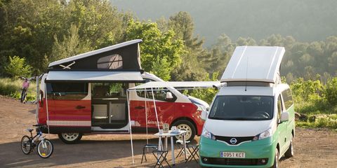 These two campers are due to enter production in Europe, where they will be among the smallest MPVs to receive camper versions.