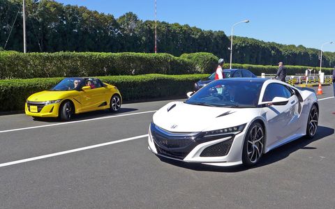 we get a brief taste of the 2015 honda s660, a tiny, mid engine kei car in the spirit of the automaker's earliest roadsters