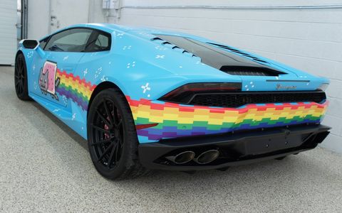The "Nyanborghini Purracan" is up for grabs.