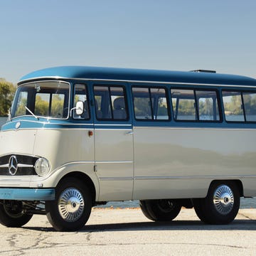 This 1959 Mercedes-Benz O 319 has been updated to be a little more road trip-friendly.