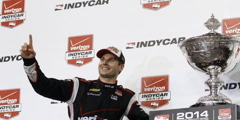 Will Power captured his first Verizon IndyCar Series championship on Saturday at Auto Club Speedway in Fontana, Calif.