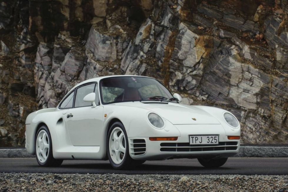 Bonhams will offer this 1988 Porsche 959 Komfort at their Bond Street sale at the end of the month.