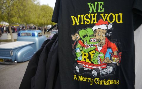 There was plenty of MoonEyes merchandise, of course, but there was also Ratfink stuff and many other T-shirt, jewelry and other cool gear suppliers.