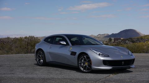The new GTC4Lusso T is a more affordable version of the GTC4 Lusso. It has a V8 instead of a V12 and rear-wheel drive instead of awd, which makes it lighter and helps the balance quite a bit. Plus, it seats four full-sized adults in snug comfort. Oh, and it goes fast.