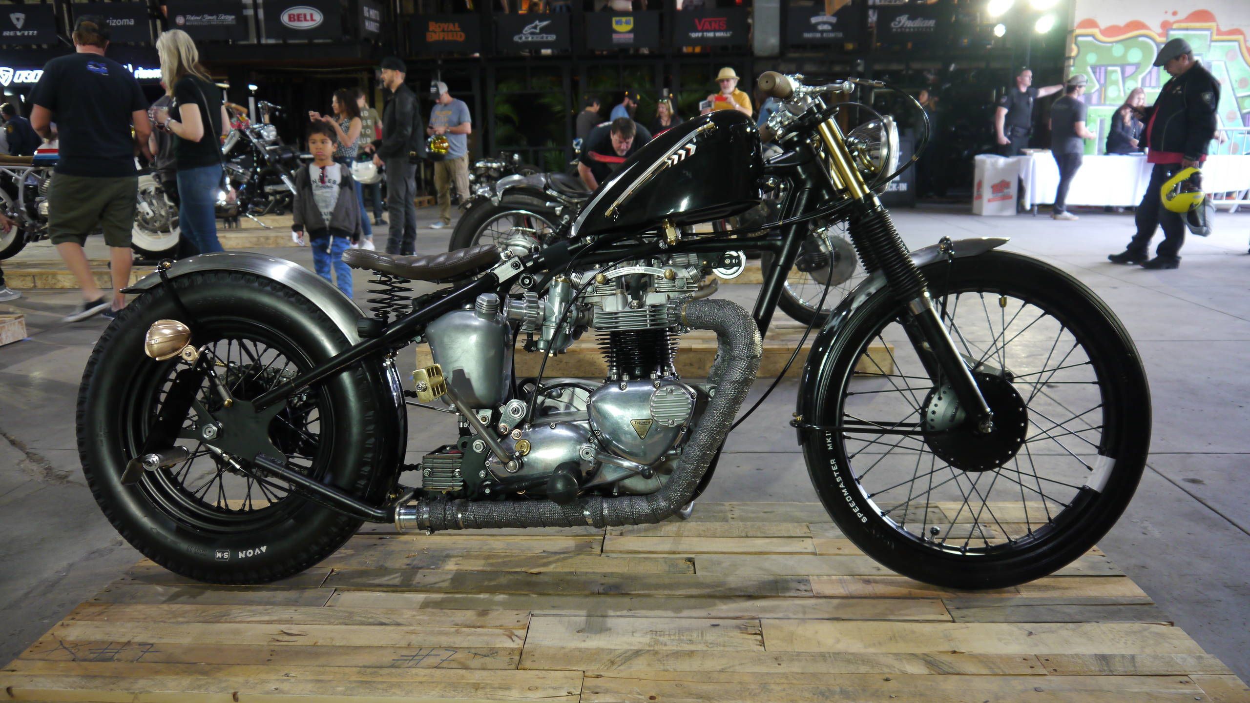 Clochette moto old school biker - Moto-Custom-Biker