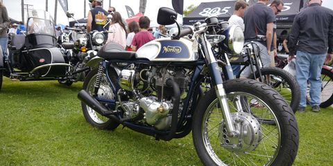 Over 50 classic motorcycles showed up for the Seal Beach Vintage Motorcycle Show