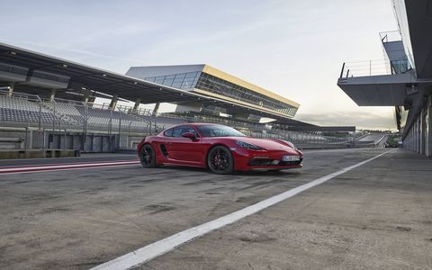 The 2018 Porsche 718 Cayman GTS starts at $80,850 and can sprint to 60 mph in 3.9 seconds with a PDK transmission.