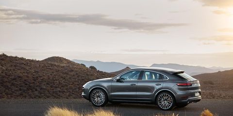 The 2020 Porsche Cayenne Coupe is available in the fall and will be powered by either a naturally aspirated V6 or a turbocharged V8