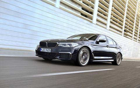The 2018 BMW M550i xDrive will make its world debut at the Detroit auto show.