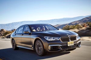 The 2018 BMW M760i xDrive comes with a 601-hp twin-turbocharged 6.6-liter V12.