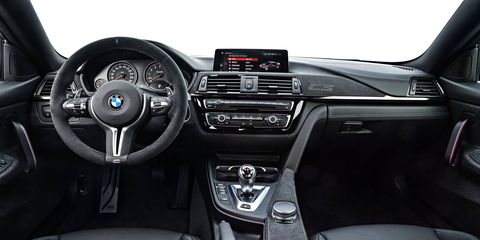 The CS gets a sportier interior than the basic 4-series.