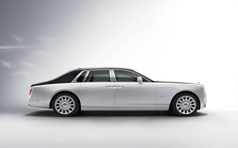 The eighth-generation Rolls-Royce Phantom comes with a reworked 6.75-liter V12 making 563 hp and 663 lb-ft of torque.