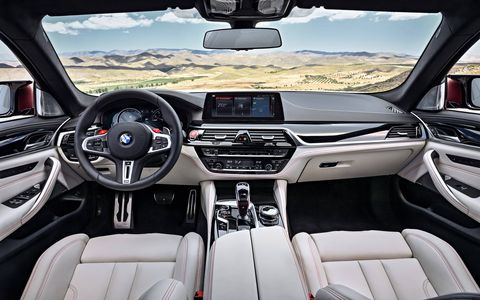 The next-gen BMW M5 looks as plush on the inside as any other M5 we've seen.