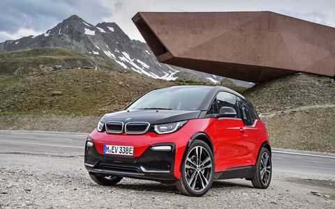 BMW revealed a performance version of its electric range-extended hatch before the Frankfurt motor show, in the guise of the i3s.