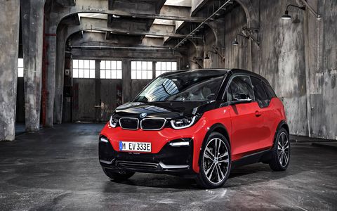BMW revealed a performance version of its electric range-extended hatch before the Frankfurt motor show, in the guise of the i3s.