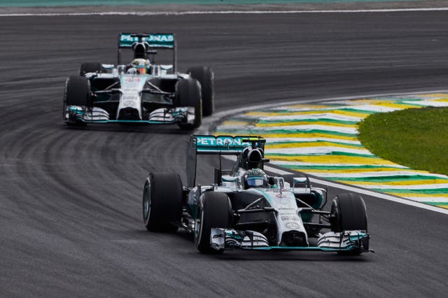 Mercedes ending Formula One season with multiple titles, records