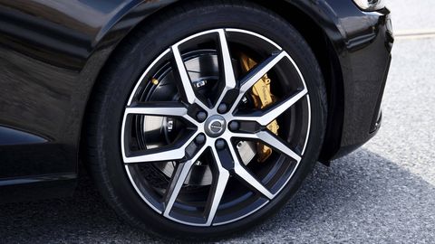 The Polestar Engineered Volvo S60 packs 415 hp, special dampers and big Brembo brakes.