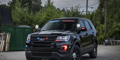 The Ford Explorer Interceptor vehicle is wildly popular with police because of the utility and speed from Ford's 3.5-liter twin-turbo V6.