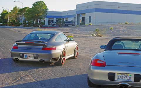 Renegade Hybrids Porsche 911 Turbo and Boxster S now move with Chevrolet power.