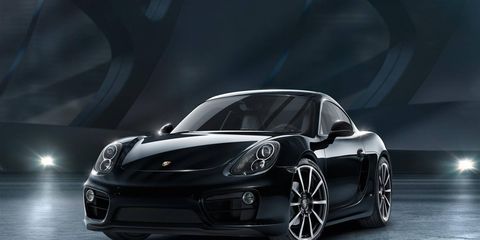It might not be the fastest Porsche, but the Cayman Black Edition certainly looks quick.