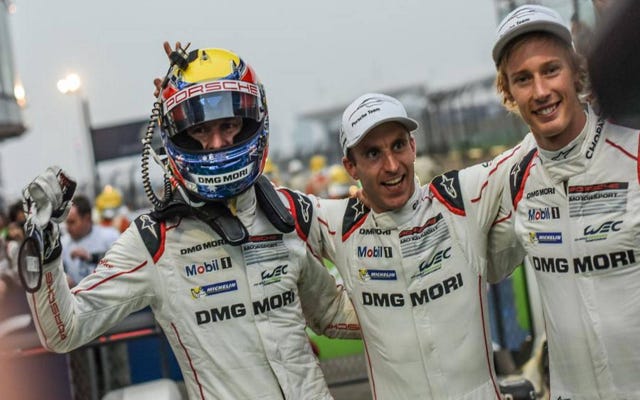 Mark Webber's Porsche wins Shanghai Six Hours to close on WEC