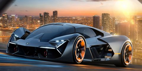 The Lamborghini Terzo Millennio may share underpinnings with what the VW group is calling the SPE.