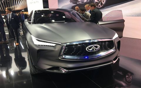 Infiniti updated both the QX Sport Inspiration Concept and the Q50 sedan at the Paris auto show.