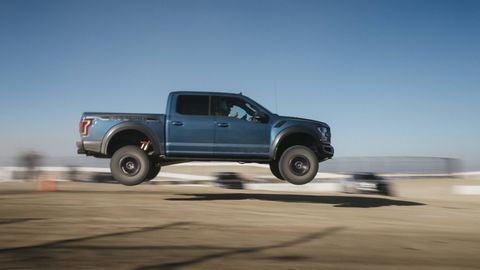 The 2019 Ford F-150 Raptor gets an interesting off-road cruise control and hi-tech Fox Racing Live Valve shocks during its midcycle refresh.