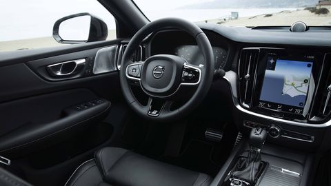 The 2019 Volvo S60's interior is as posh as the rest of the Volvo lineup.