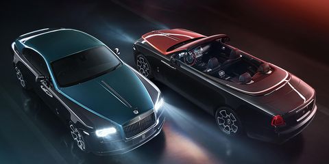 Rolls-Royce plans to make 40 Black Badge Wraiths and 30 Black Badge Dawns as part of the Black Badge Adamas limited-edition line.