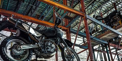Brooklyn’s Vax Moto is a wall-to-wall, floor-to-ceiling biker’s urban oasis, with space to store/work on your motorcycle and even down some tacos.