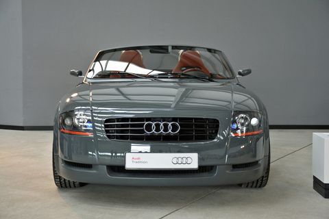 The 1995 Audi TT Concept on display