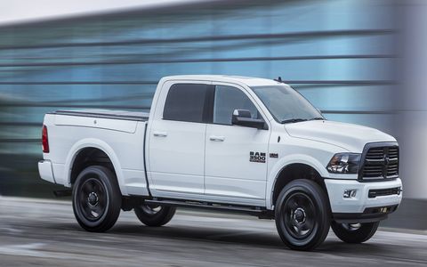 The Night edition is offered on 2500 and 3500 HD, single-rear-wheel pickups.