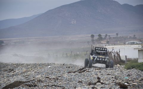 Pre Running the Baja 500 course in a 450 HP buggy