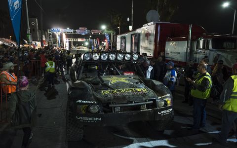 Rob Maccachren racing  the Baja 500  in his Trophy Truck