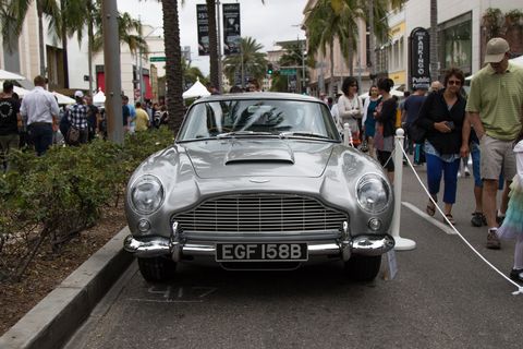 The Rodeo Drive Concours had a little bit of everything, half of it painted silver.