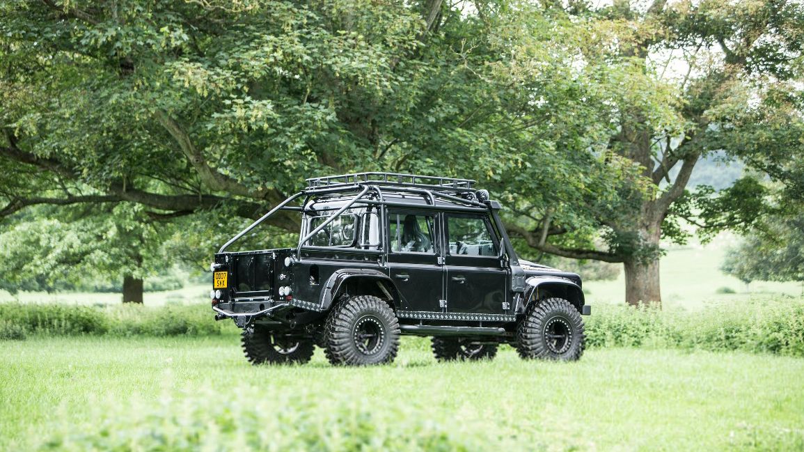 Bond villain's Land Rover Defender needs a new secret lair