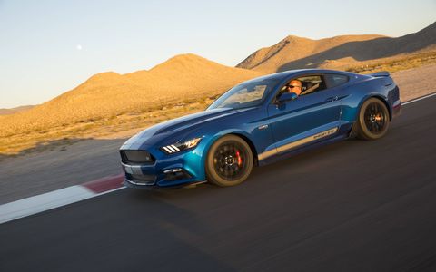The 2017 Shelby Mustang GTE is an aggressive looking Mustang GT that gets close to Shelby GT350 price.