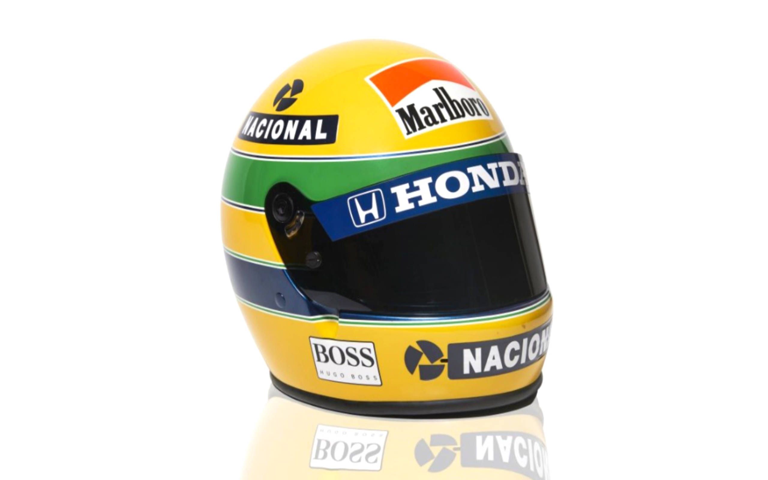 Ayrton Senna also an avid and his helmet is up for auction