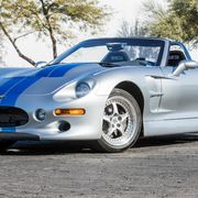This 1999 Shelby Series 1, the first one off the line, will be offered this weekend along with 22 other cars from the Carroll Shelby collection.