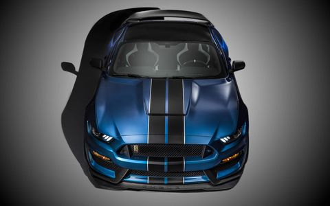 The Shelby GT350R was unveiled at the Detroit auto show on Monday.