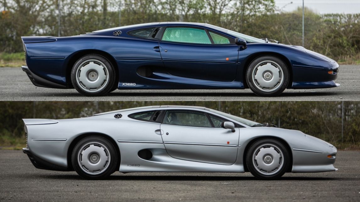 Choose Your Fighter Two Very Different Jaguar Xj220s Head To Auction