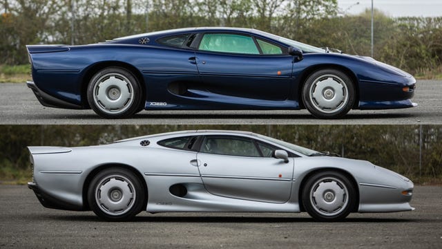 Choose your fighter: Two very different Jaguar XJ220s head to auction