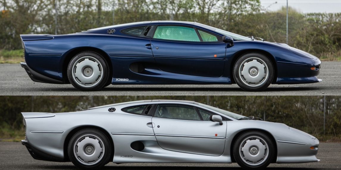 Choose Your Fighter Two Very Different Jaguar Xj220s Head To Auction