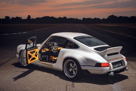 Singer lightweighted and upgraded a customer's 1990 Porsche 911 964 for the Goodwood Festival of Speed.