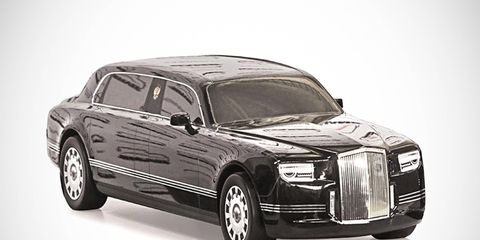 A scale model of one of the possible styling directions, said to be close to the final version, bears a remarkable resemblance to Rolls-Royce models.