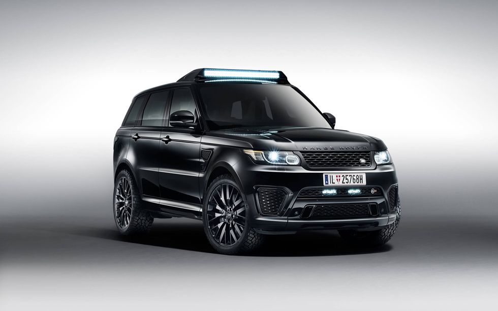 The Rangie Sport SVR is the most easily purchasable of all the cars from "Spectre." Having said that, it's still expensive and those LED lights you have to order separately.
